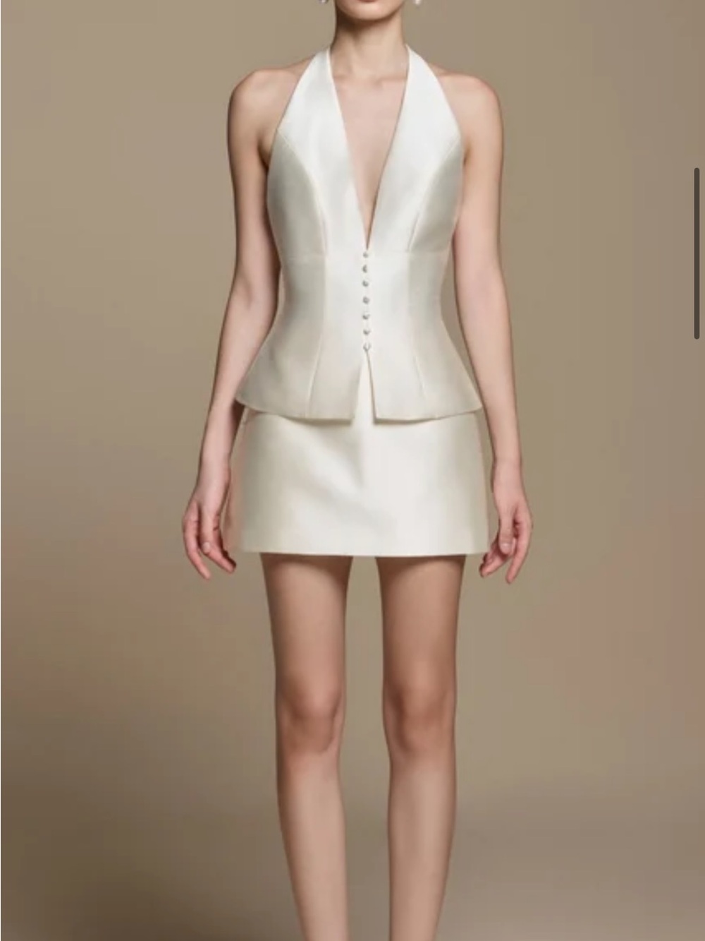 Ivory Huong botique harper set top and skirt
